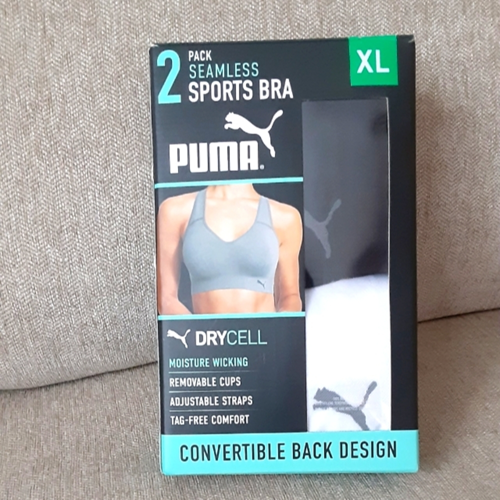 Puma 2 pack women's sports bra